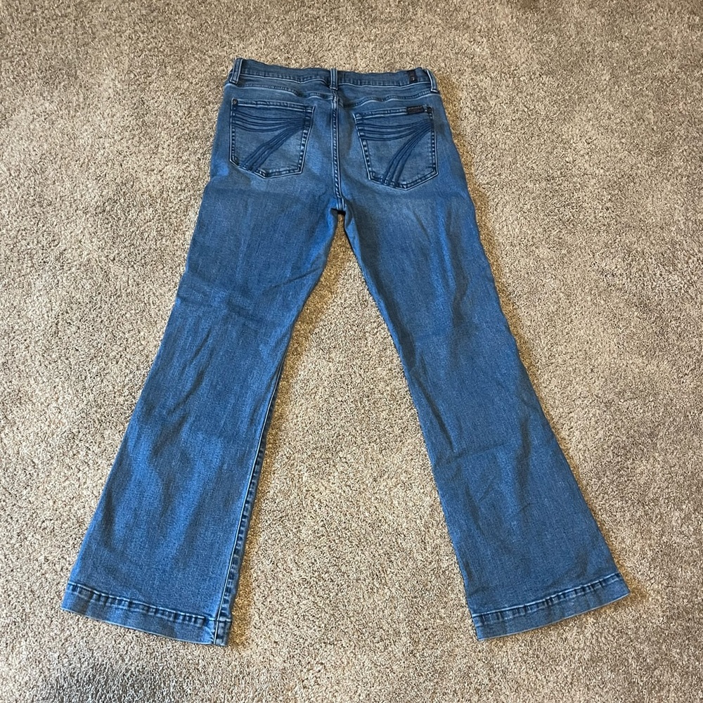 7 For All Mankind Dojo Light Wash Trousers